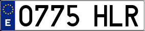 Truck License Plate